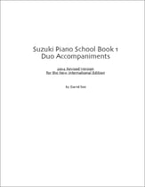 Second Piano Accompaniments for the Suzuki Piano Method Volume 1 piano sheet music cover